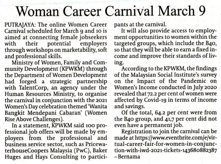 Women Career Carnival March 9