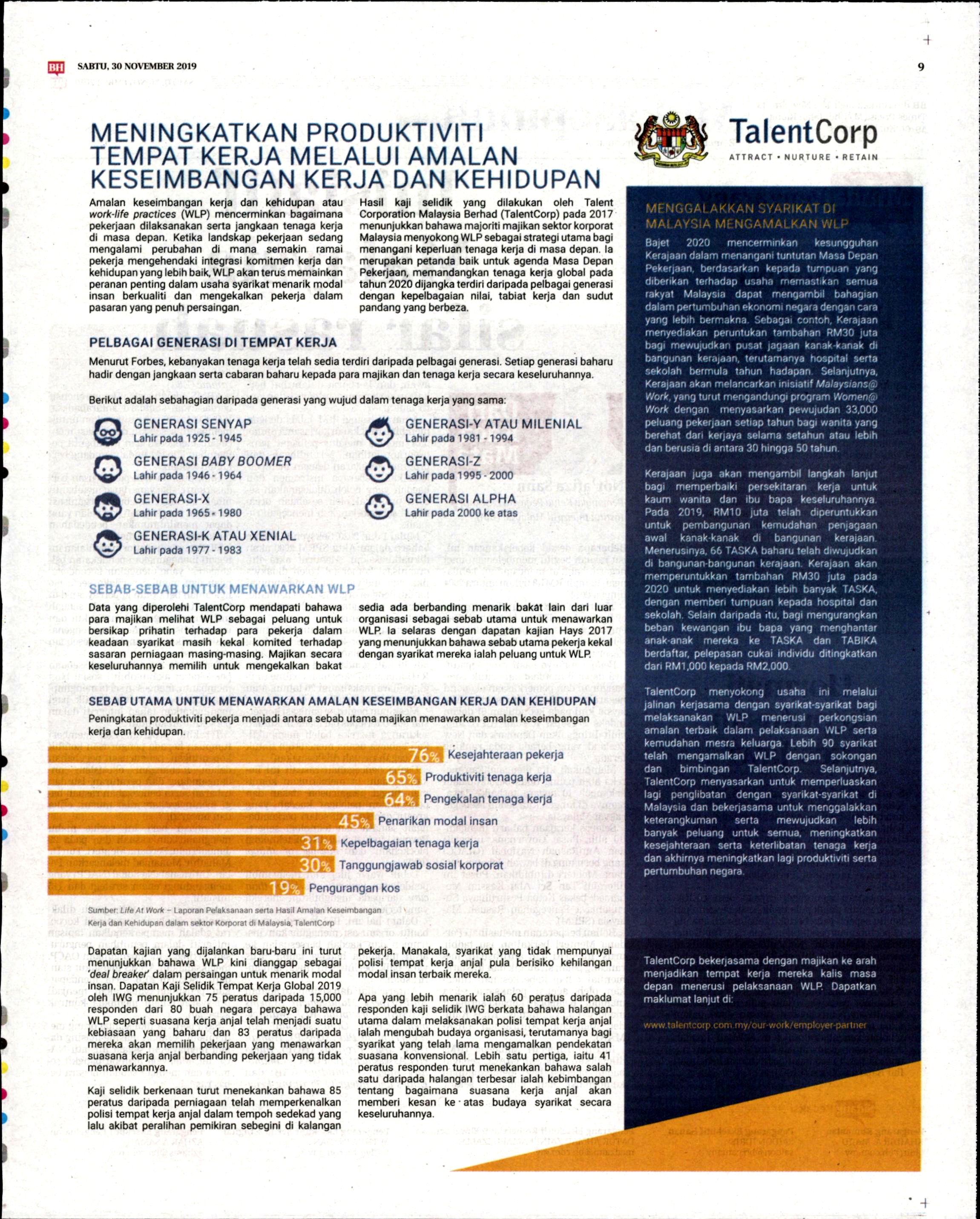 Menangani Keperluan Unik Tenaga Kerja Hari Ini Menerusi Pelbagai Jenis Amalan Keseimbangan Kerja