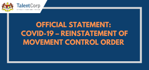 OFFICIAL STATEMENT: COVID-19 – REINSTATEMENT OF MOVEMENT CONTROL ORDER