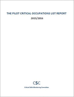 The Pilot Critical Occupations List Report (2015/2016)