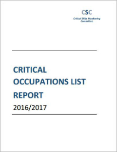 Critical Occupations List Report (2016/2017)