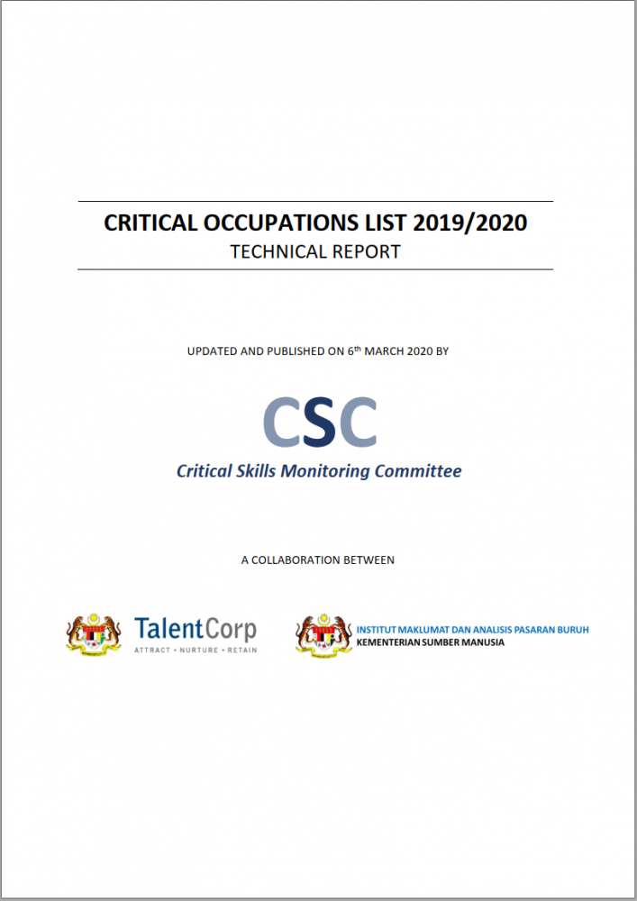 Critical Occupations List Technical Report (2019/2020)