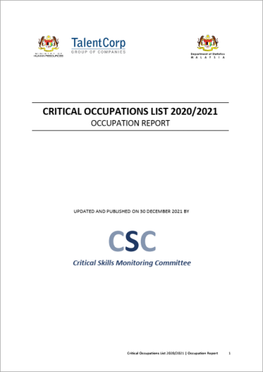 Critical Occupations List (2020/2021)