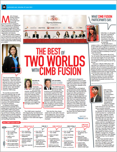 myStarJob : [June 2013] The Best of Both Worlds with CIMB Fusion