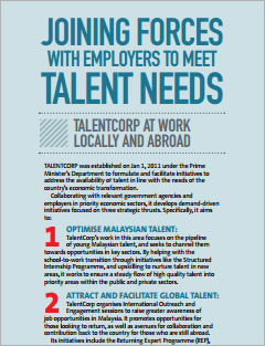 myStarJob : [September 2013] Joining Forces with Employers to Meet Talent Needs