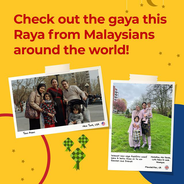 This Raya, Malaysians abroad sent their personal Hari Raya greetings to join in on the festivities and celebrate #RayaWithMyHeart !